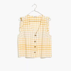 Madewell Button-Front Tank